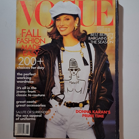 Vintage Vogue Magazine 1992 Rare - Picture 3 of 3